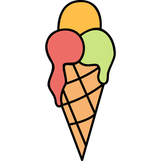 Ice cream summer ice cream dessert icon