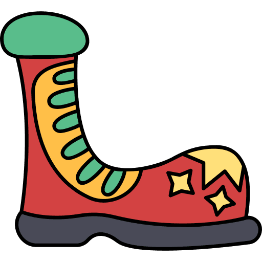 Clown entertainment fun circus icon