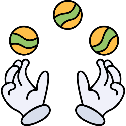 Juggling juggling fair entertainment icon