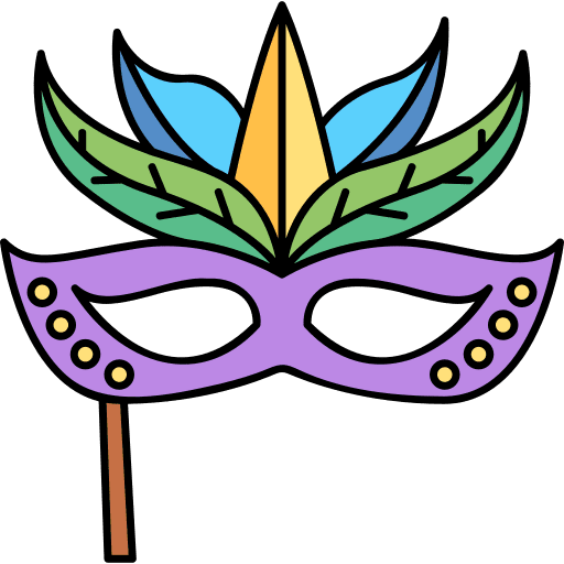 Carnival mask accessory carnival mask fashion icon