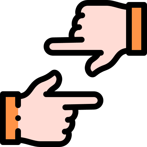 Frame hand frame hands and gestures icon