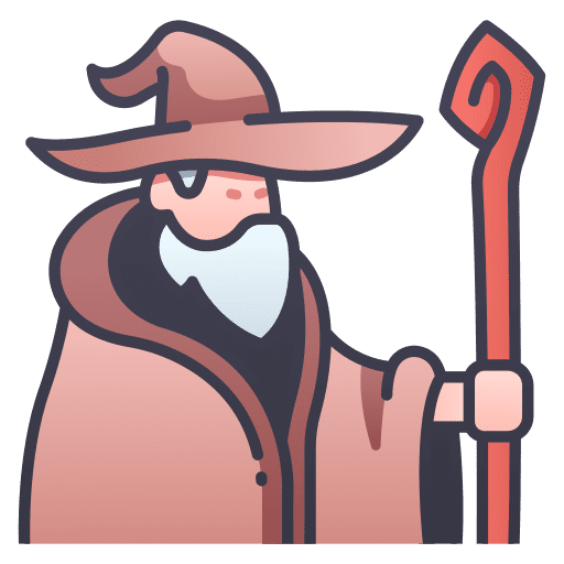 Wizard magic rpg game icon