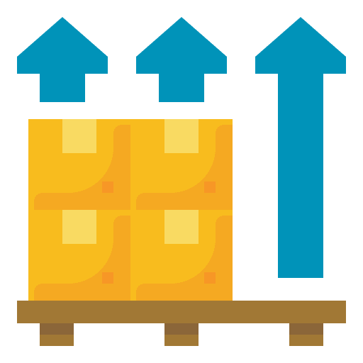 Export delivery factory e-commerce icon