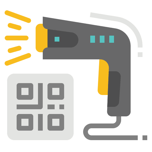 Barcode scanner qr code delivery barcode scanner icon