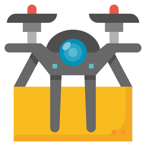 Drone delivery express delivery drone delivery icon