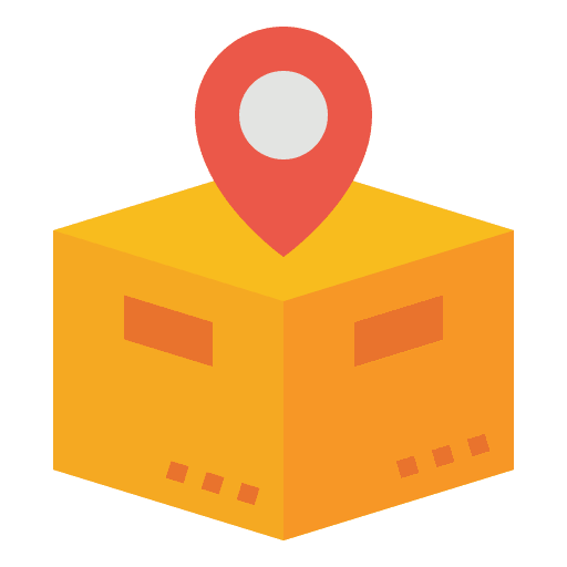 Location express logistics tracking icon