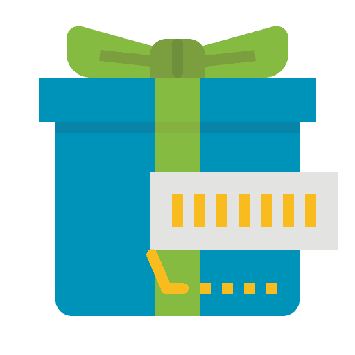 Tracking number transportation e-commerce code icon