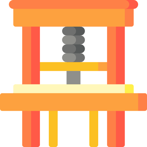 Printing mechanical printing communications icon