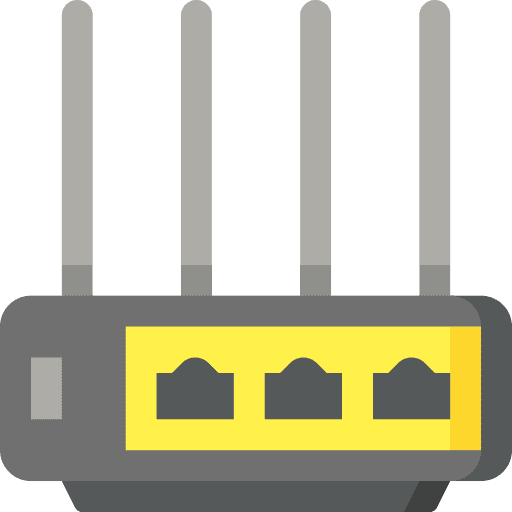 Wifi router modem wireless connectivity communications icon