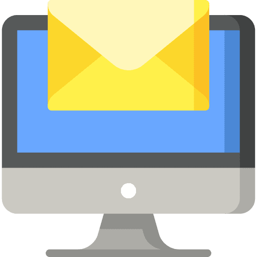 Email electric technology communications icon