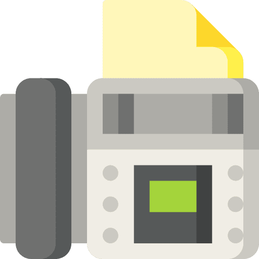 Fax fax office material phone call icon