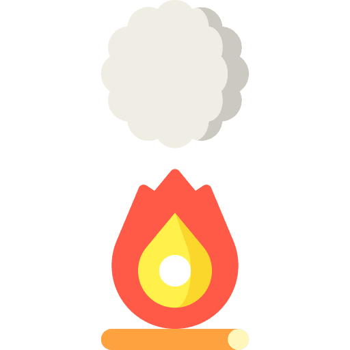 Bonfire holidays communications signal icon