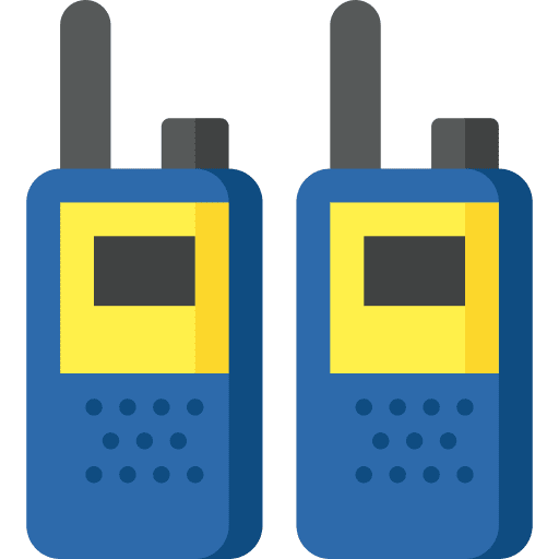 Walkie talkies security walkie talkies transmitter icon
