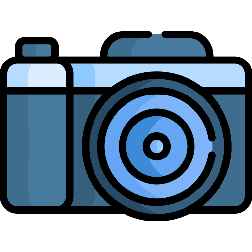 Camera photo technology hobbies and free time icon