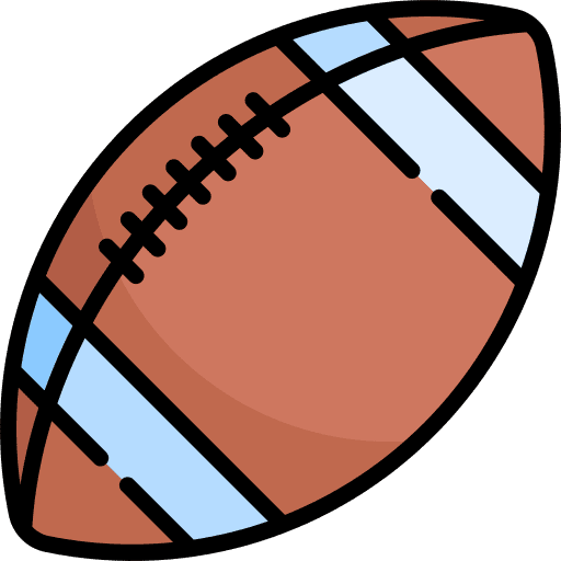 Rugby ball rugby ball sport and competition ball icon