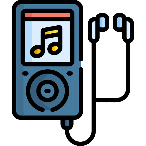 Music player electronics musical technology icon