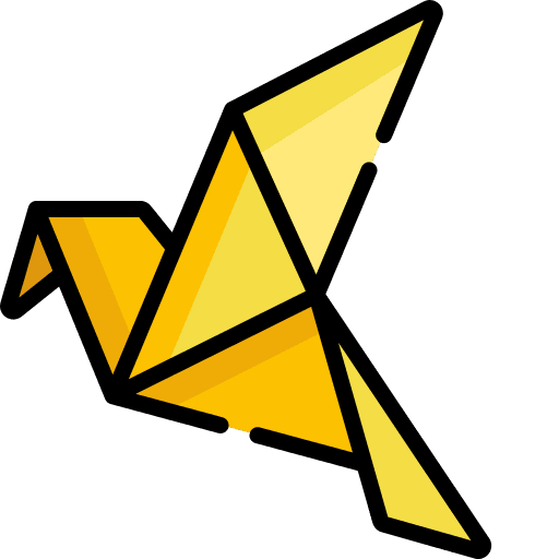 Origami art and design origami hobbies and free time icon