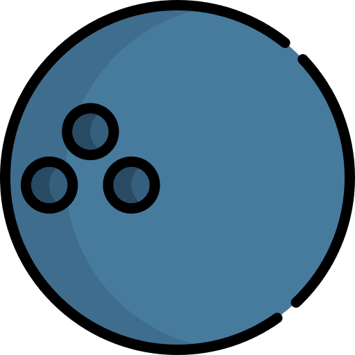 Bowling bowling pins fun sports and competition icon