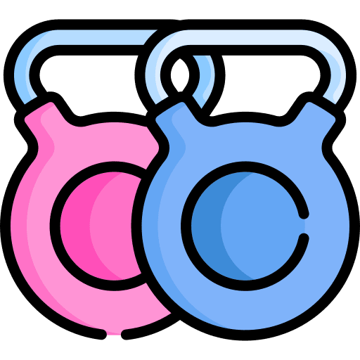 Dumbbell sportive weight kg icon