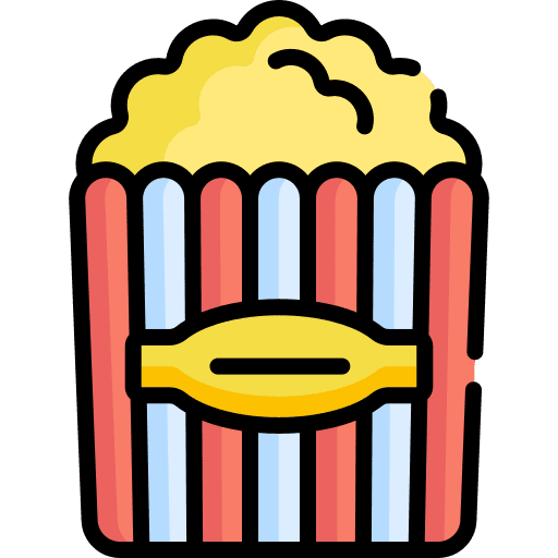 Popcorn popcorn film food and restaurant icon