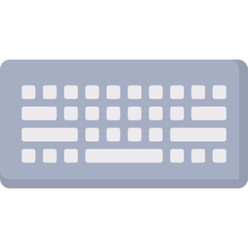Keyboard electronic computing technology icon