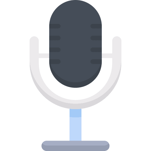 Microphone technology radio sound icon