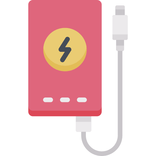 Power bank electricity charger power bank icon