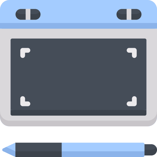 Graphic tablet tool pen tablet graphic tablet icon