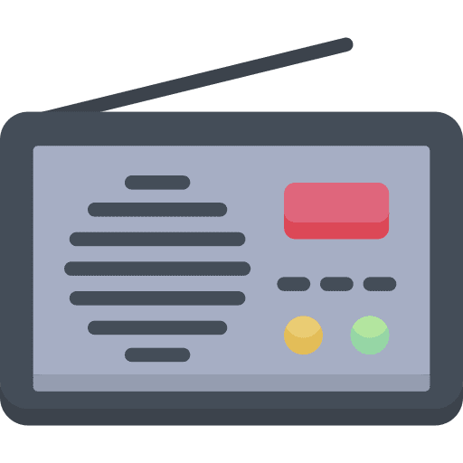 Radio transistor technology news icon