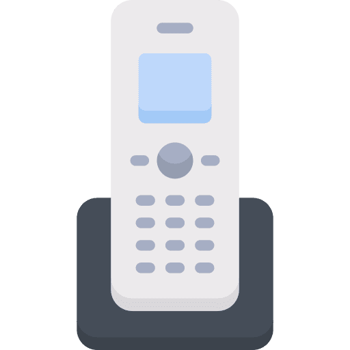 Telephone phone call cordless phone communications icon