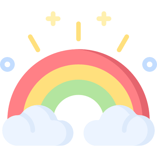 Rainbow rainbow meteorology weather icon