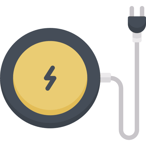 Wireless charging interface wireless battery level icon