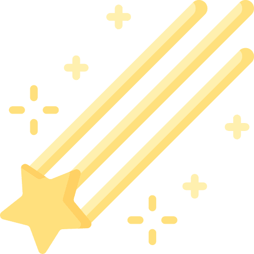 Shooting star weather nature shooting stars icon