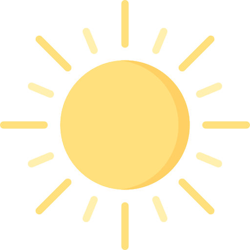 Sun summer summertime sunny icon