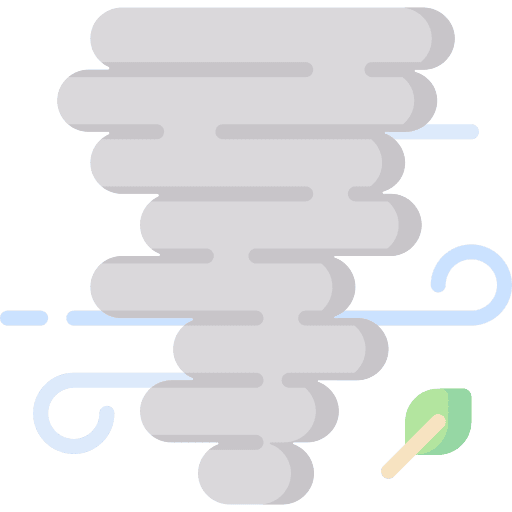 Tornado cyclone wind hurricane icon