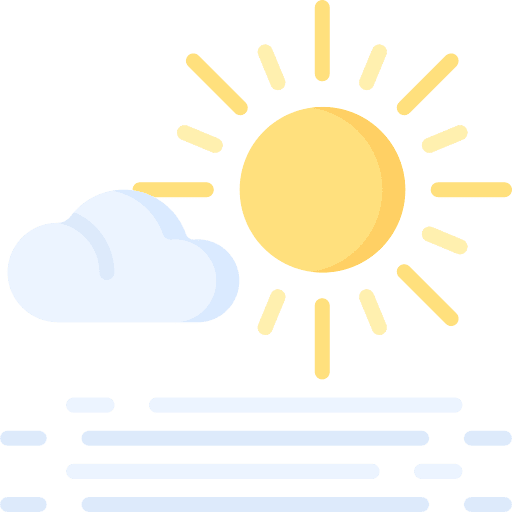 Haze weather fog haze icon