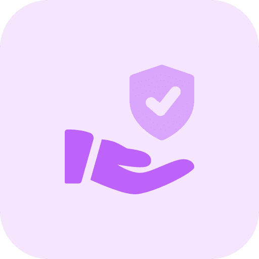 Safe share security check icon