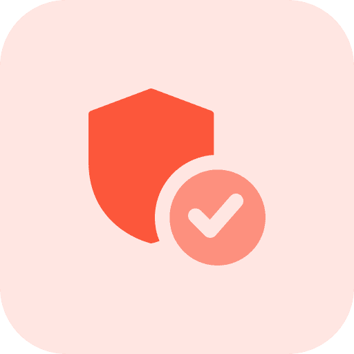 Verify protection shield verified icon