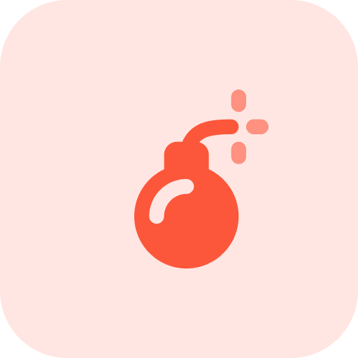 Explosive bomb explosive weapon icon