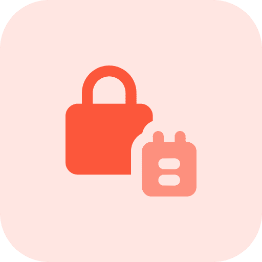 Notes notes security locked icon