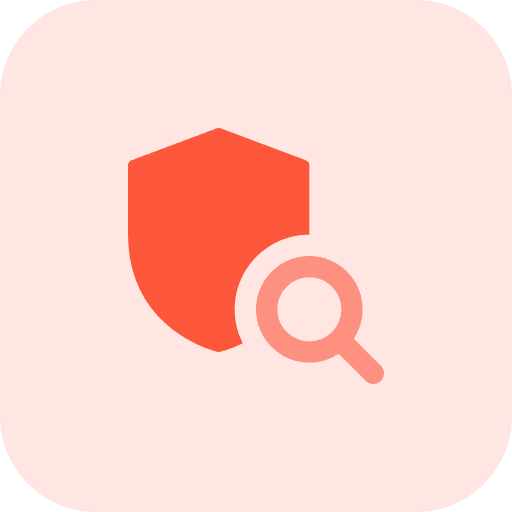 Find secure search protection icon