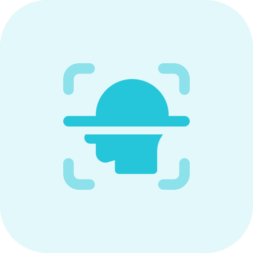 Head interface authentication screen icon