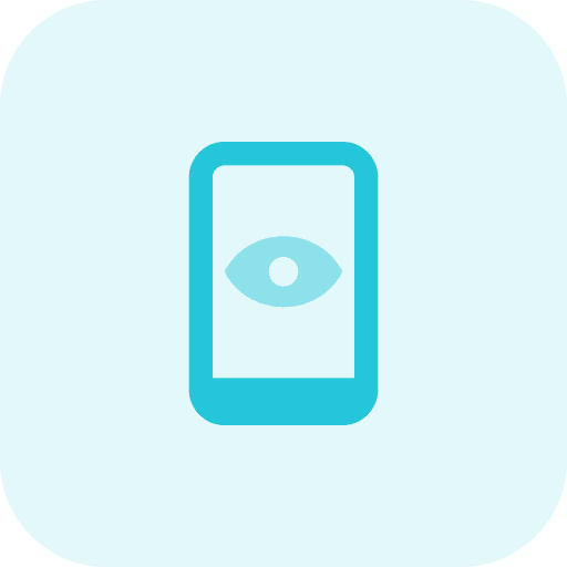 Privacy security view electronics icon