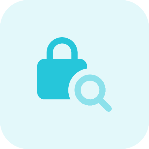 Search security lock secure icon