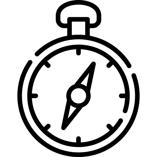 Compass tools and utensils adventure compass icon