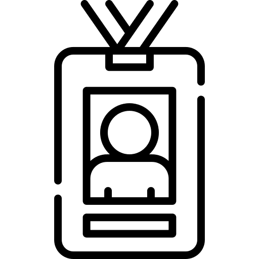 Id card files and folders id id card icon