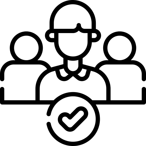 Team assign avatar human icon