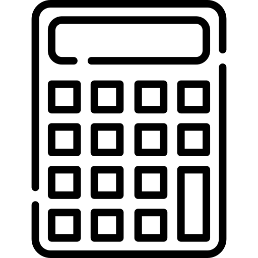 Calculator calculating education calculation icon