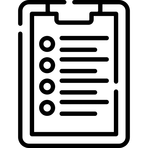 Clipboard checking clipboard list icon