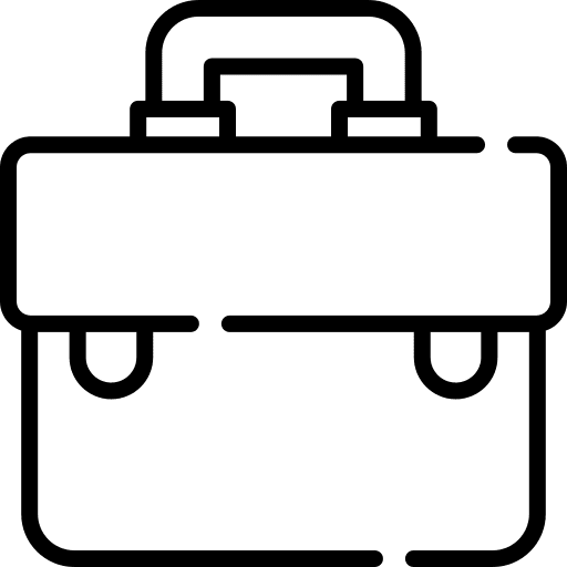 Portfolio fashion briefcase portfolio icon